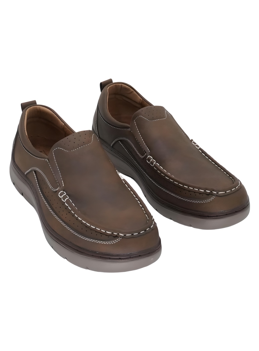 Aston Marc Mens Comfort-02 Tan Slip On Loafers Size 9.5M
